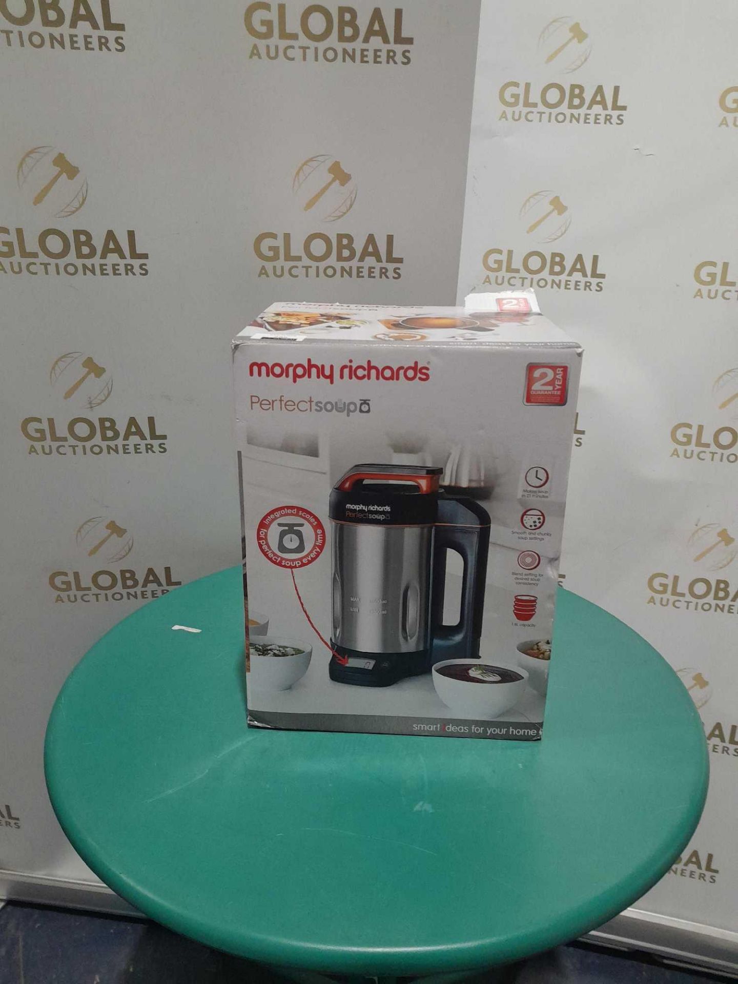 RRP £80 Boxed Morphy Richards Perfecr Soup Maker - Image 4 of 4