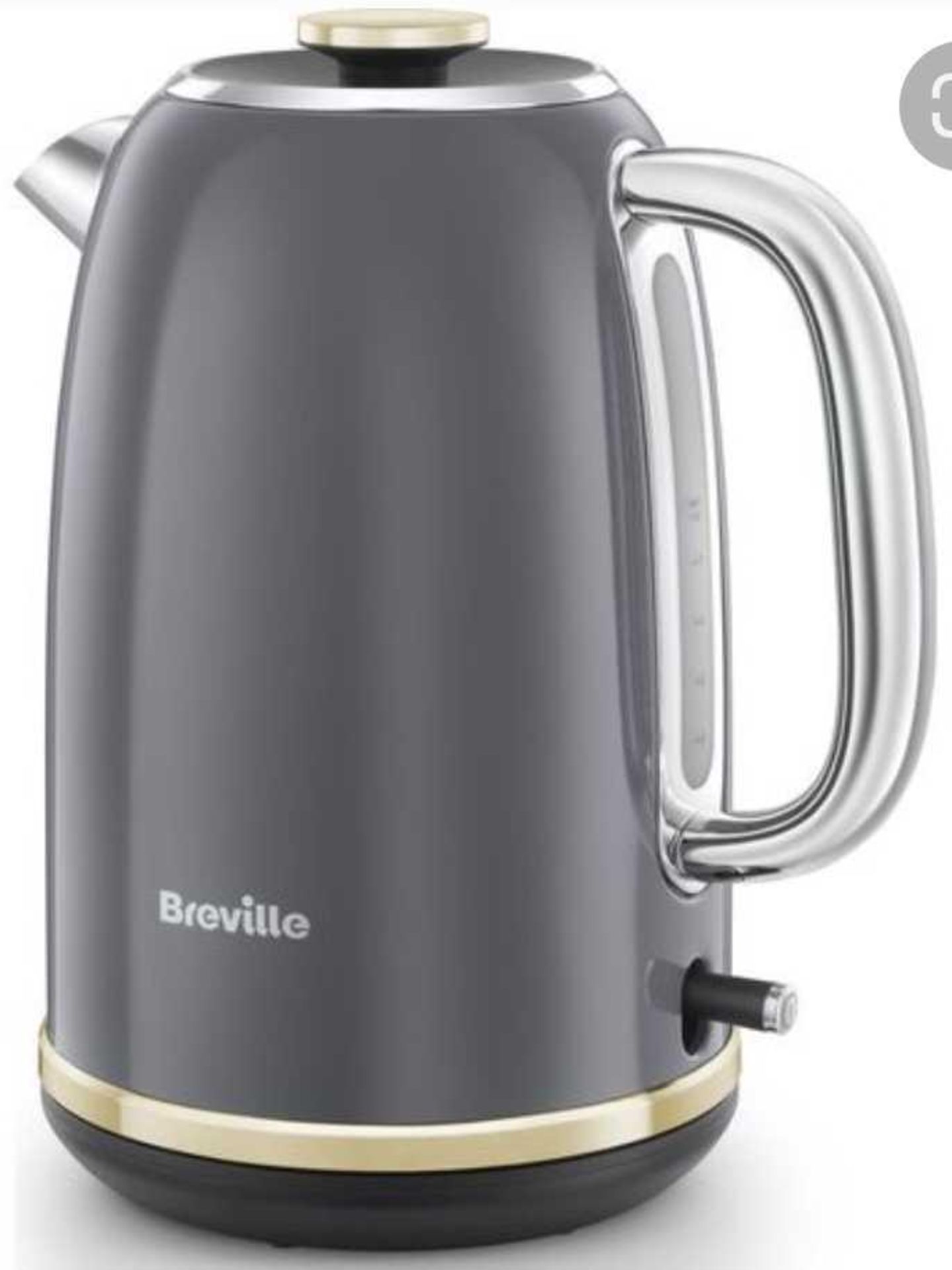 RRP £150 Lot To Contain X3 Kettles, Breville Grey Kettle, Dulit 1.0L Jug Kettle,Morphy Richards Hive - Image 6 of 8