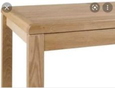 RRP £400 Boxed Cuver Oak Dinning Table