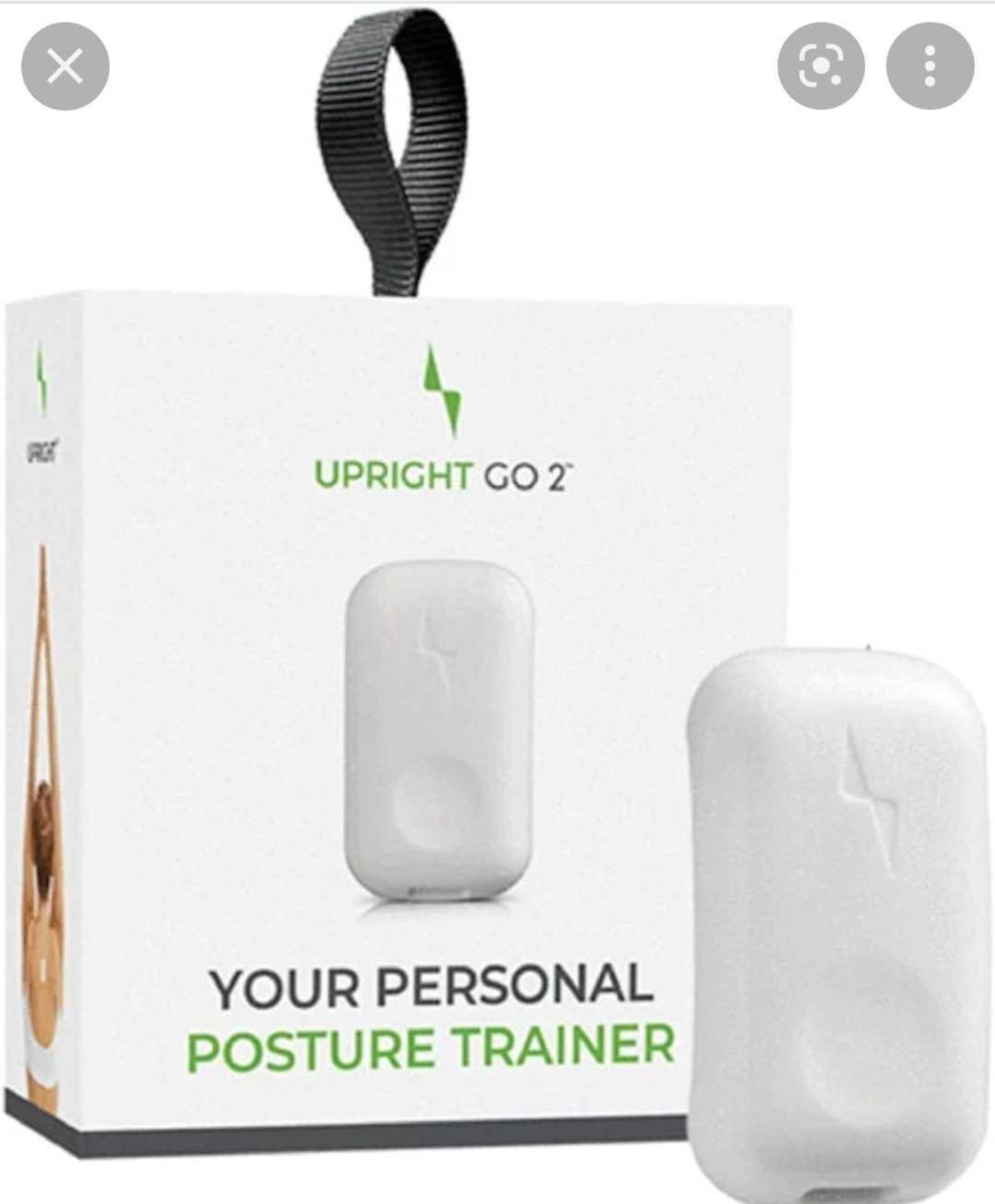 RRP £90 Boxed Upright Go2 Your Personal Posture Trainer (P)