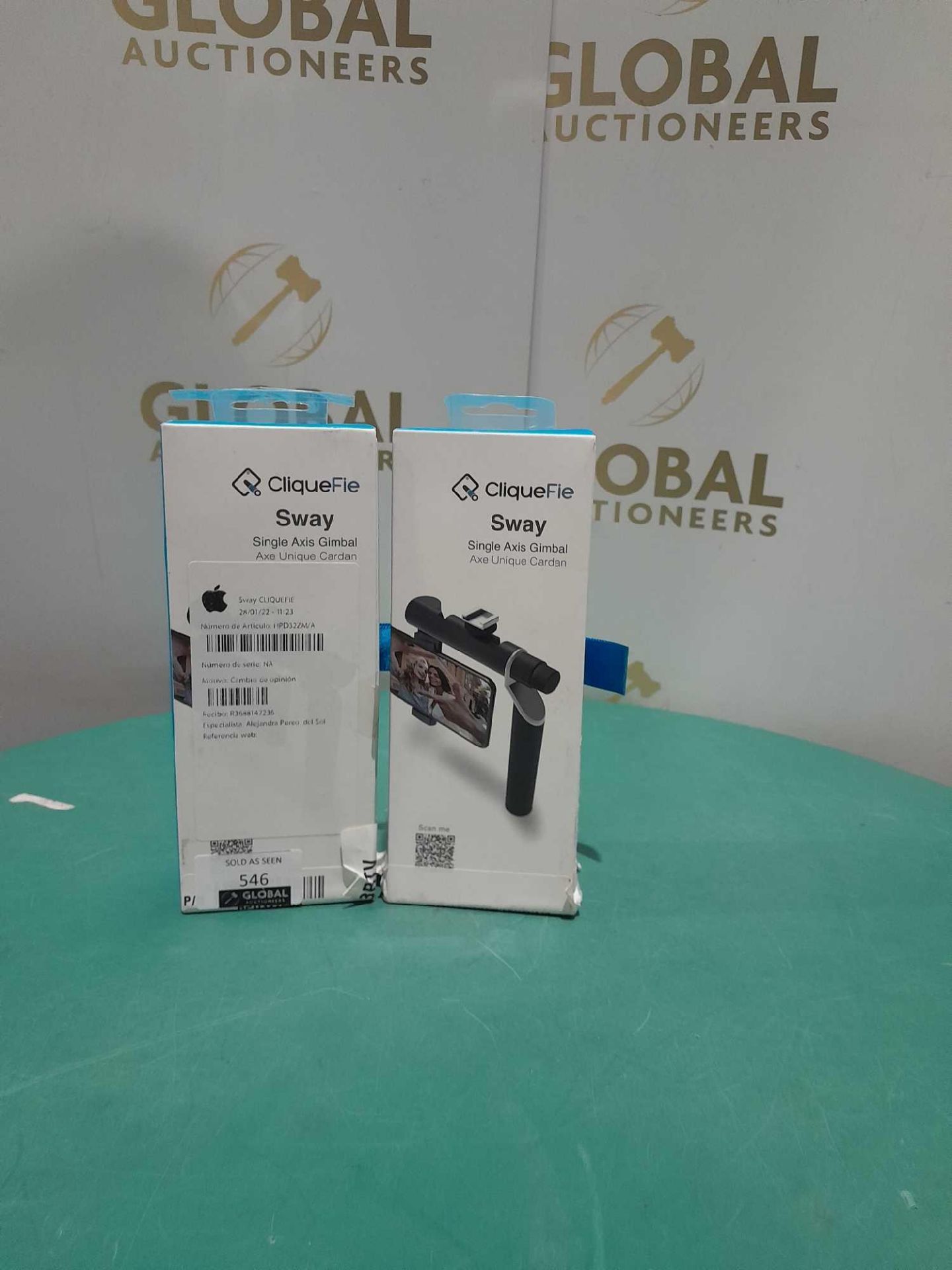 RRP £140 Lot To Contain X2 Boxed Cliquefie Single Axis Gimbal - Image 3 of 4