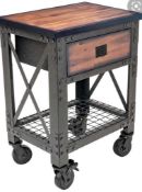 RRP £180 Boxed Brand New Duramax 27.6" Industrial Metal And Wood Workbench