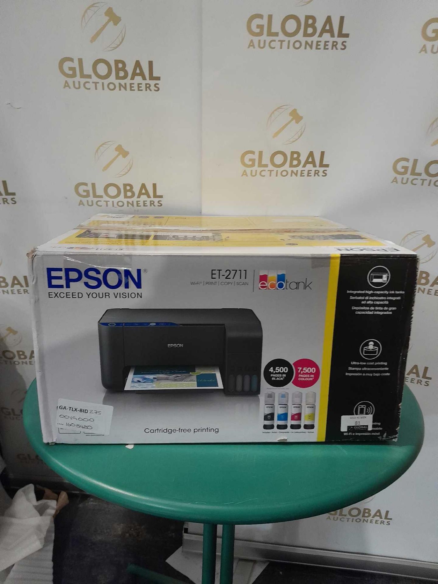 RRP £190 Boxed Epson Et-2711 Wifi Printer Scanner Copier - Image 4 of 4