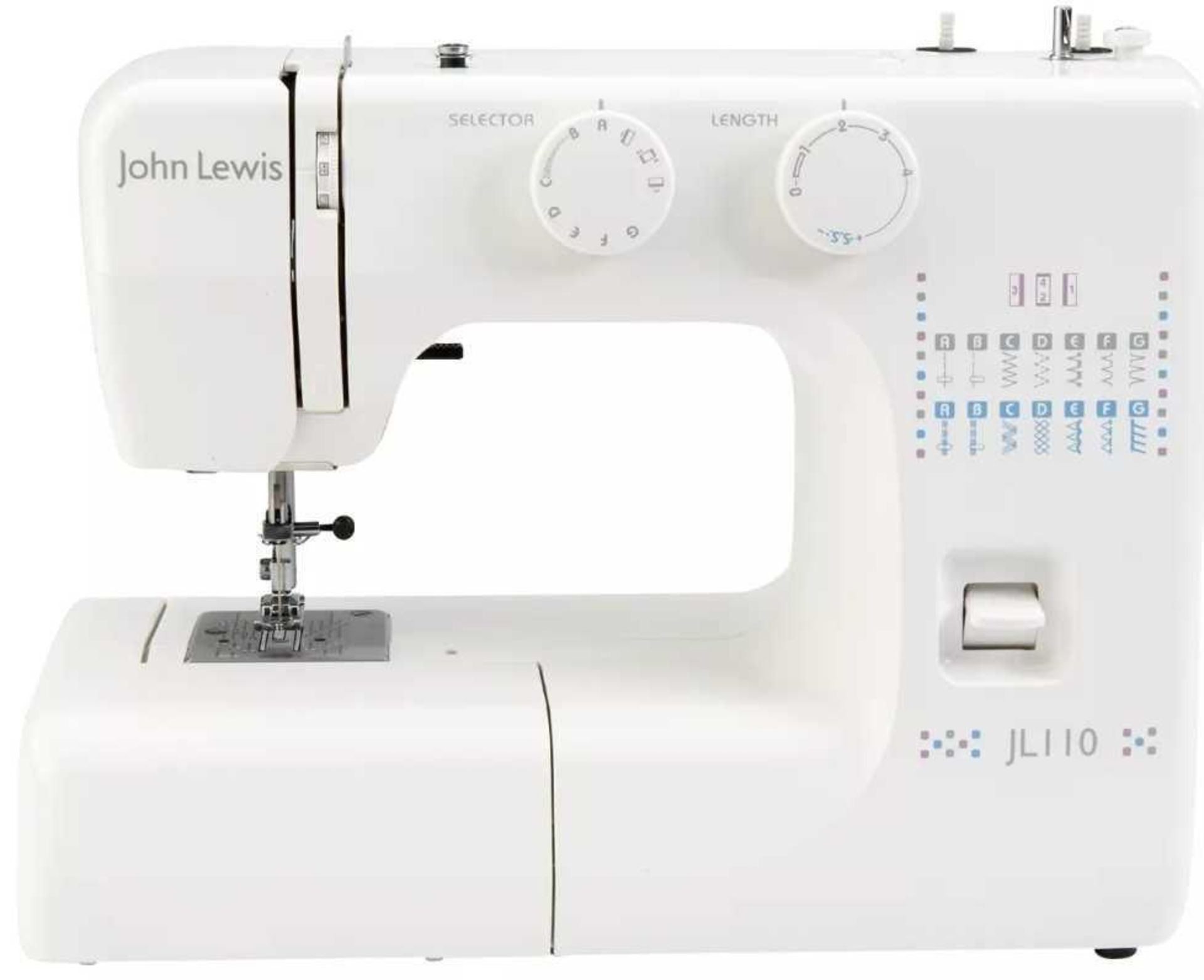 RRP £125 Boxed John Lewis Jl110 Sewing Machine - Image 2 of 4