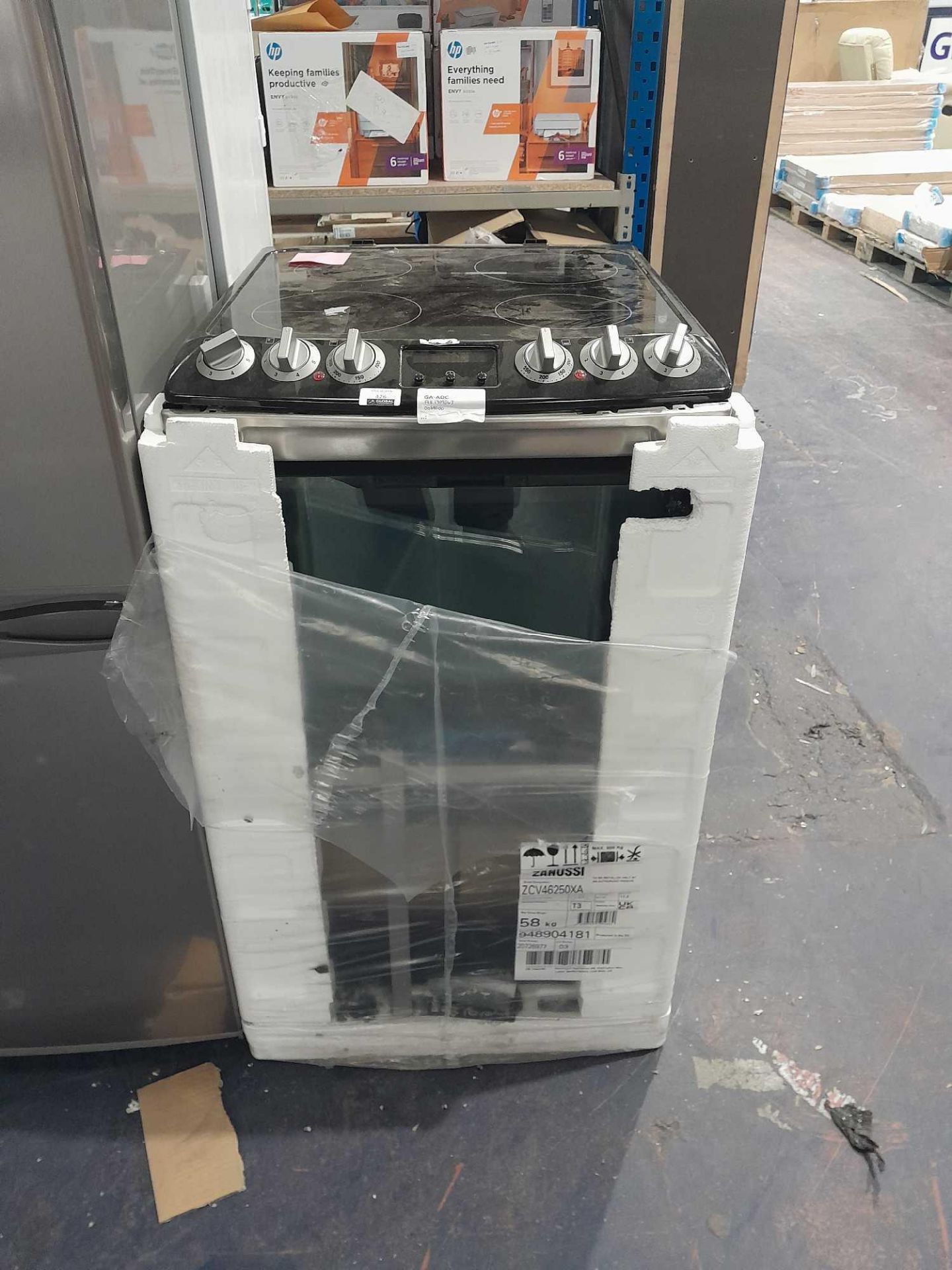 RRP £680 Zanussi 55Cm Electric Cooker Zcv46250Xa - Image 4 of 4