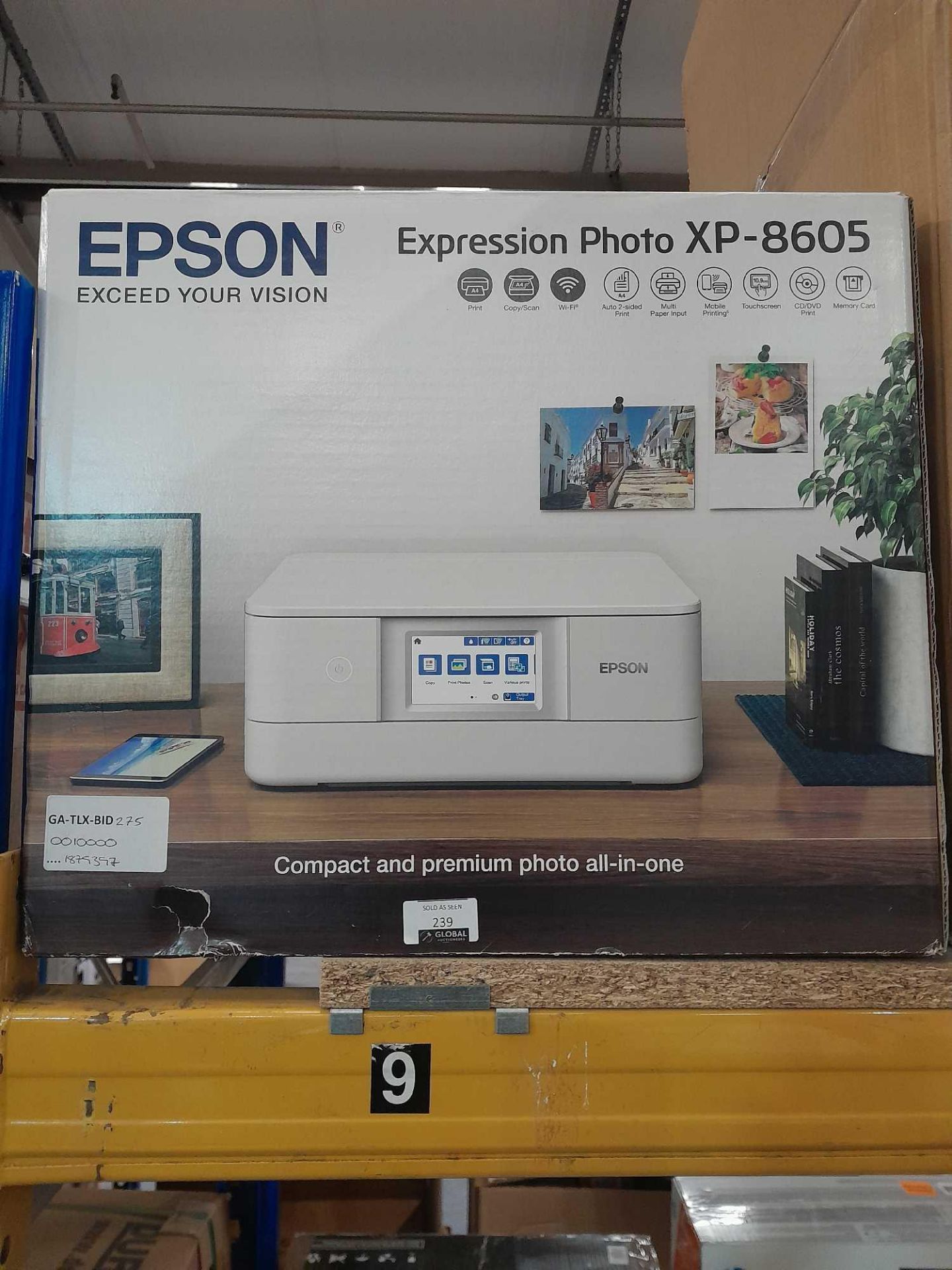 RRP £100 Boxed Epson Expression Photo Xp-8605 Wifi Printer Scanner Copier - Image 4 of 4