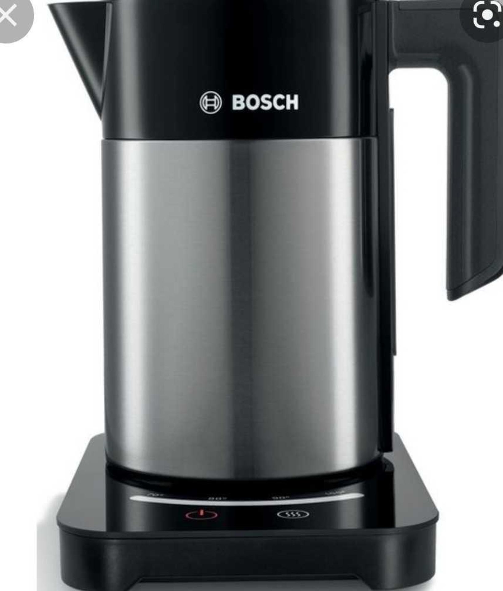 RRP £250 Lot To Contain X3 Kettles, Bosch 7 Temp Kettle, Dualit 1.0L Kettle, Kenwood White Kettle