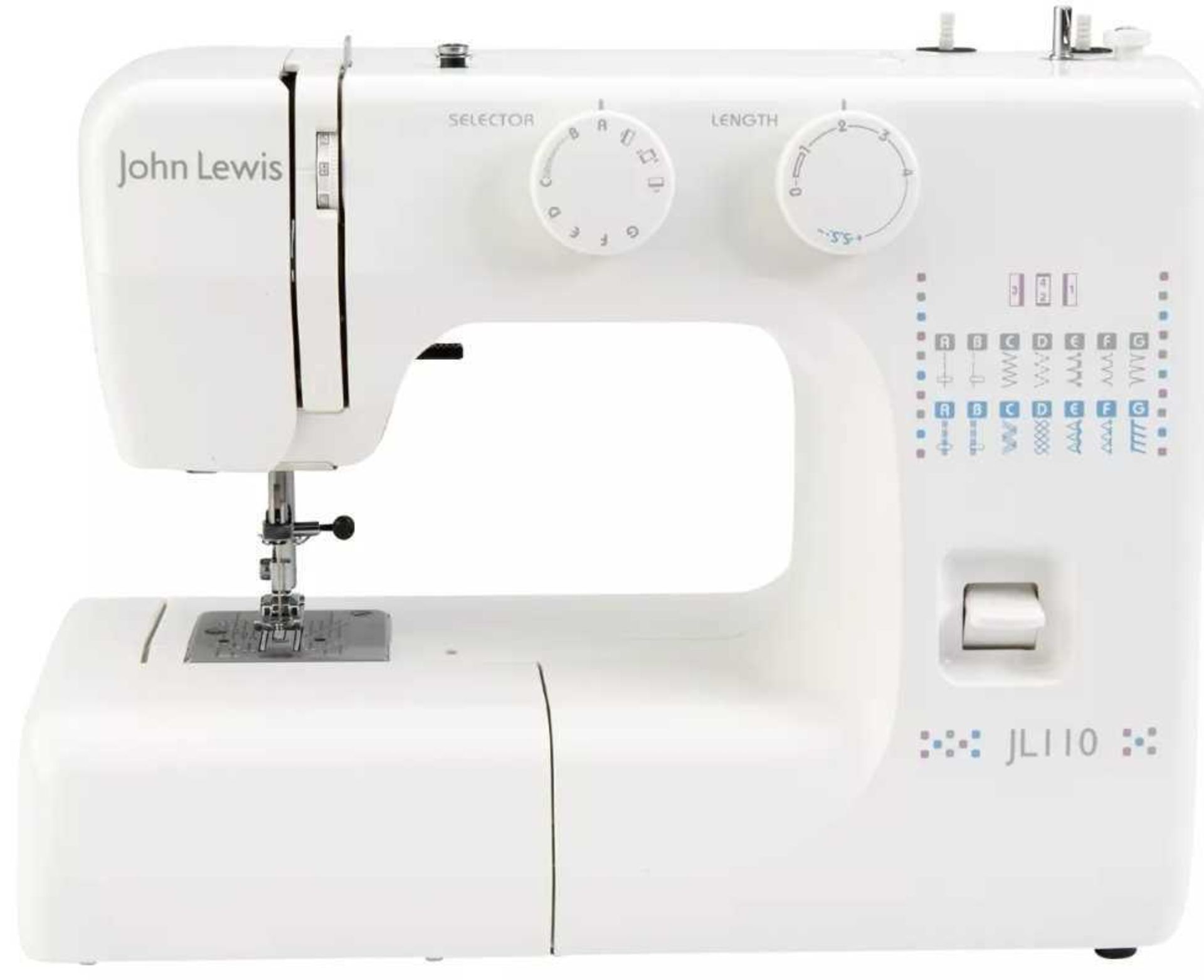 RRP £125 Boxed John Lewis Jl110 Sewing Machine