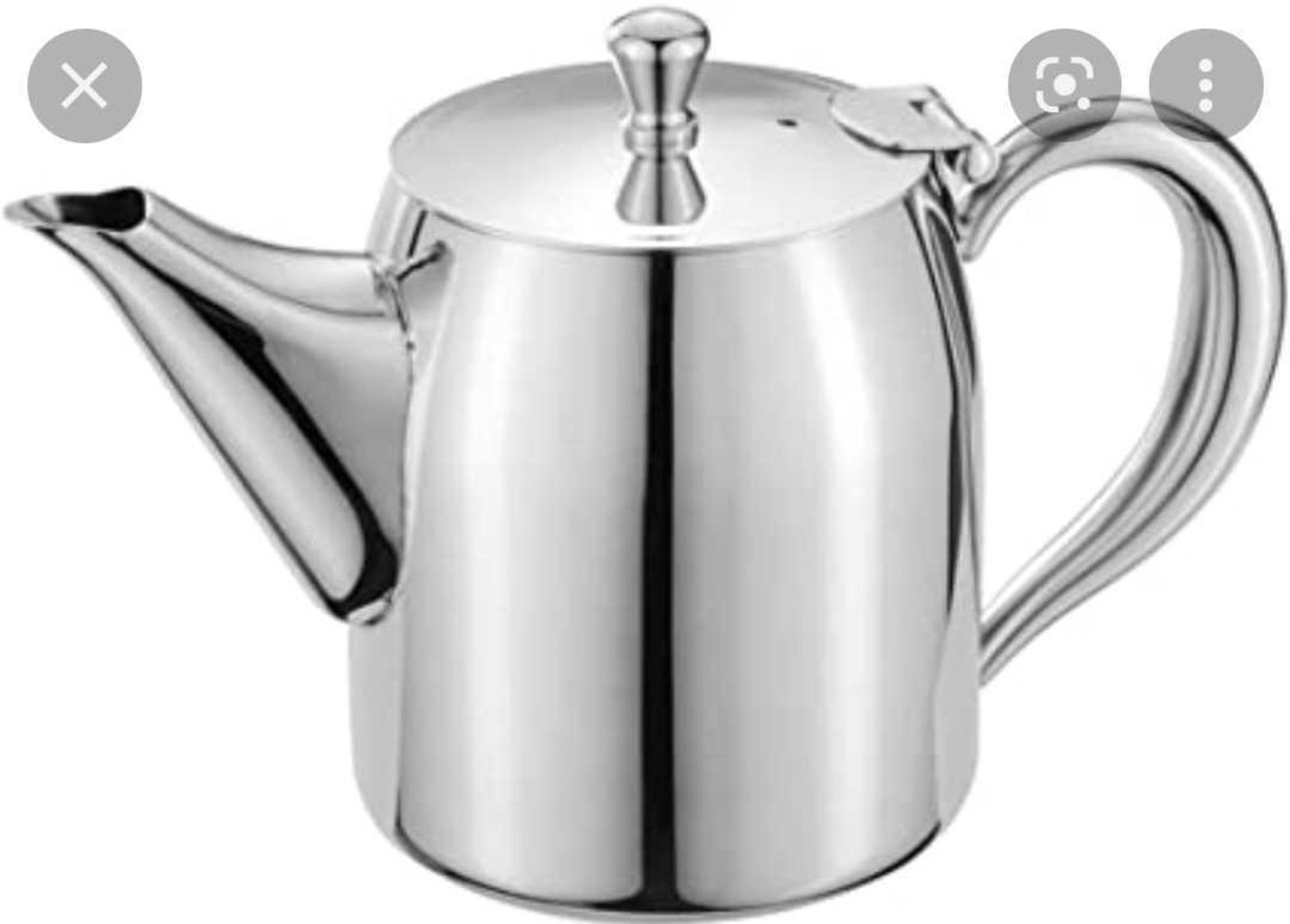 RRP £150 Lot To Contain X5 Items, X2 John Lewis 1.2L Stainless Steel Tea Pot,
