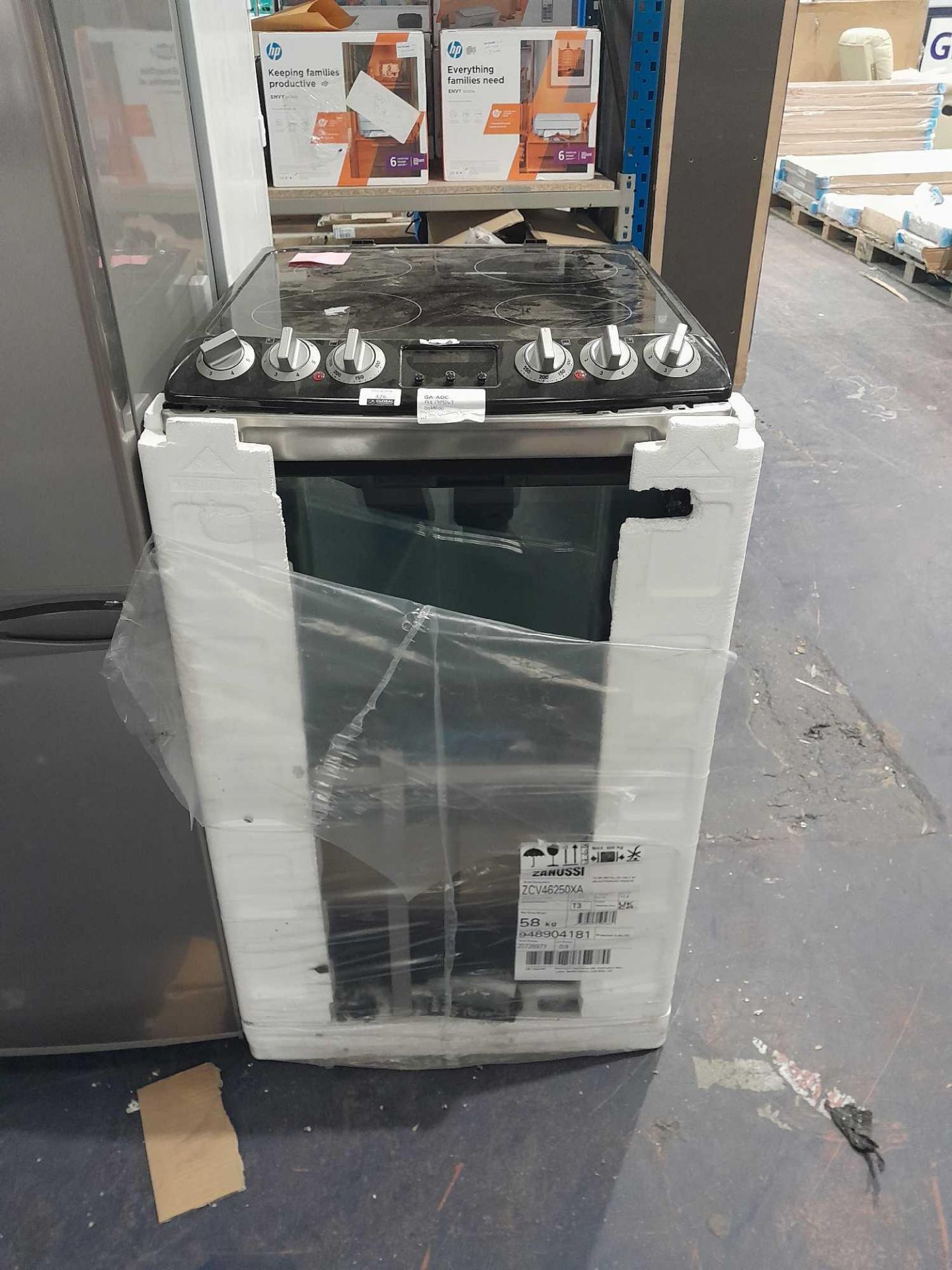 RRP £680 Zanussi 55Cm Electric Cooker Zcv46250Xa - Image 3 of 4