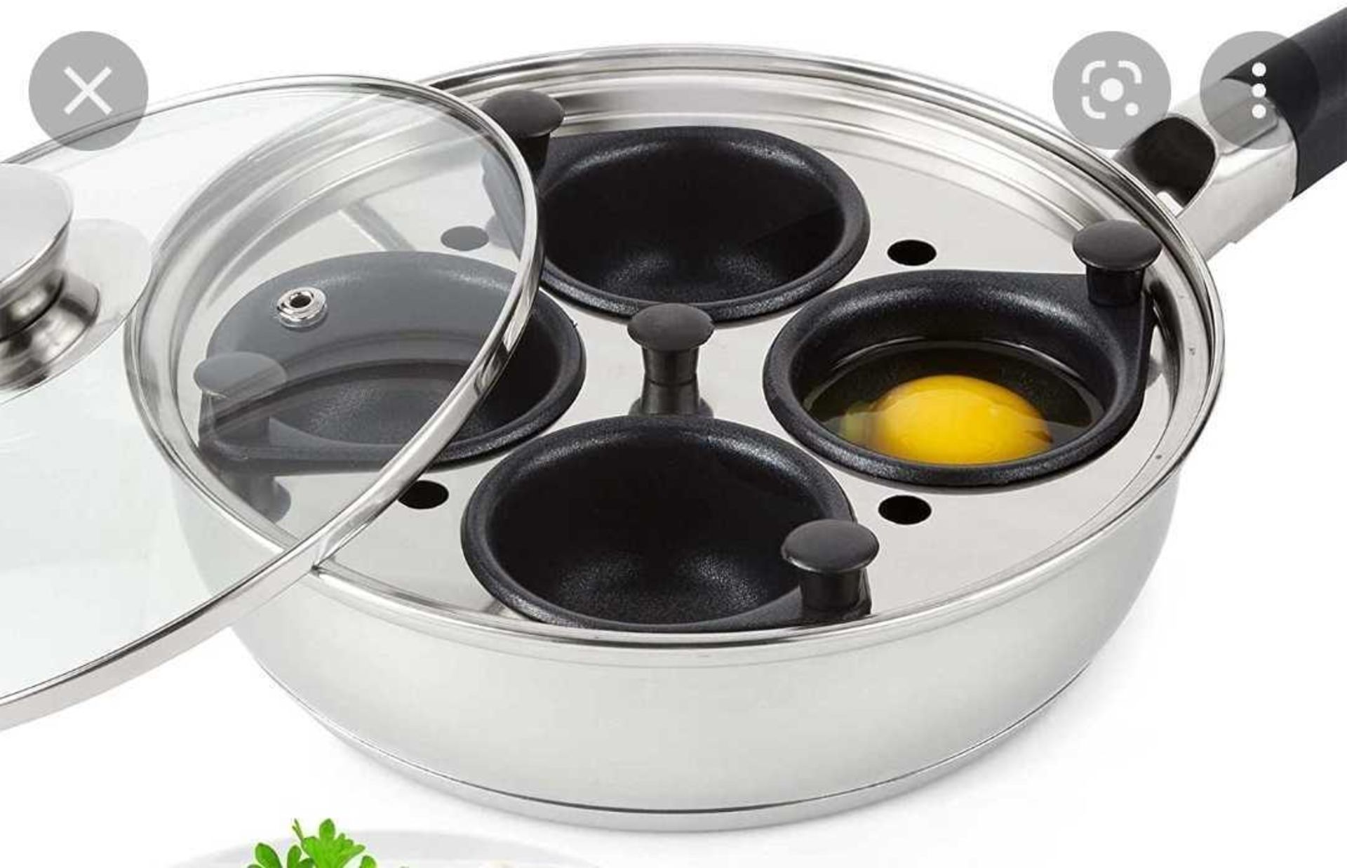 RRP £100 Lot To Contain Set Of 3 Frying Pans