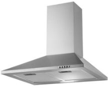 RRP £150 Ubdahh80W Unboxed White Gloss Cooker Hood