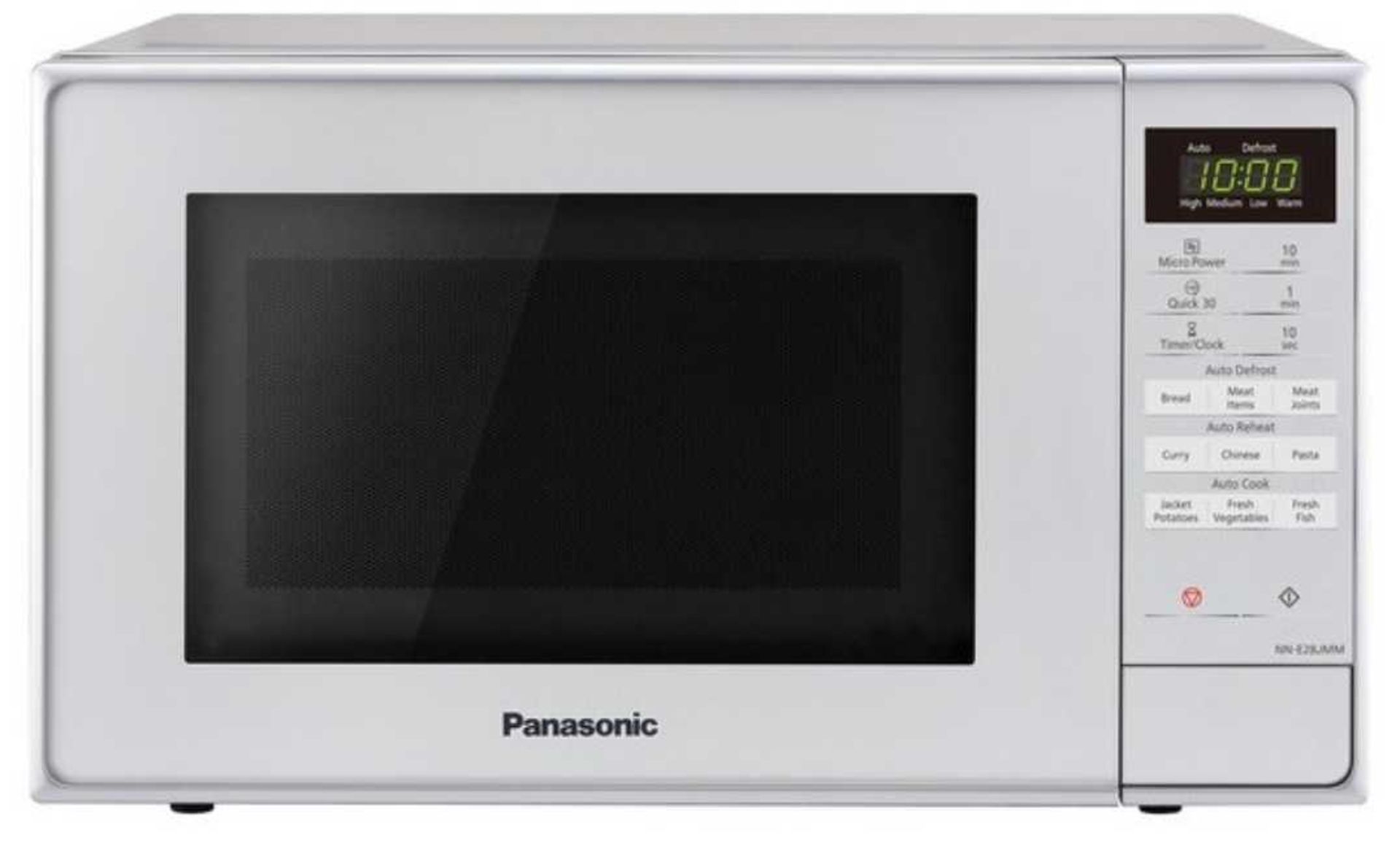 RRP £100 Unboxed Panasonic Nn-E28Jmm Microwave - Image 2 of 4