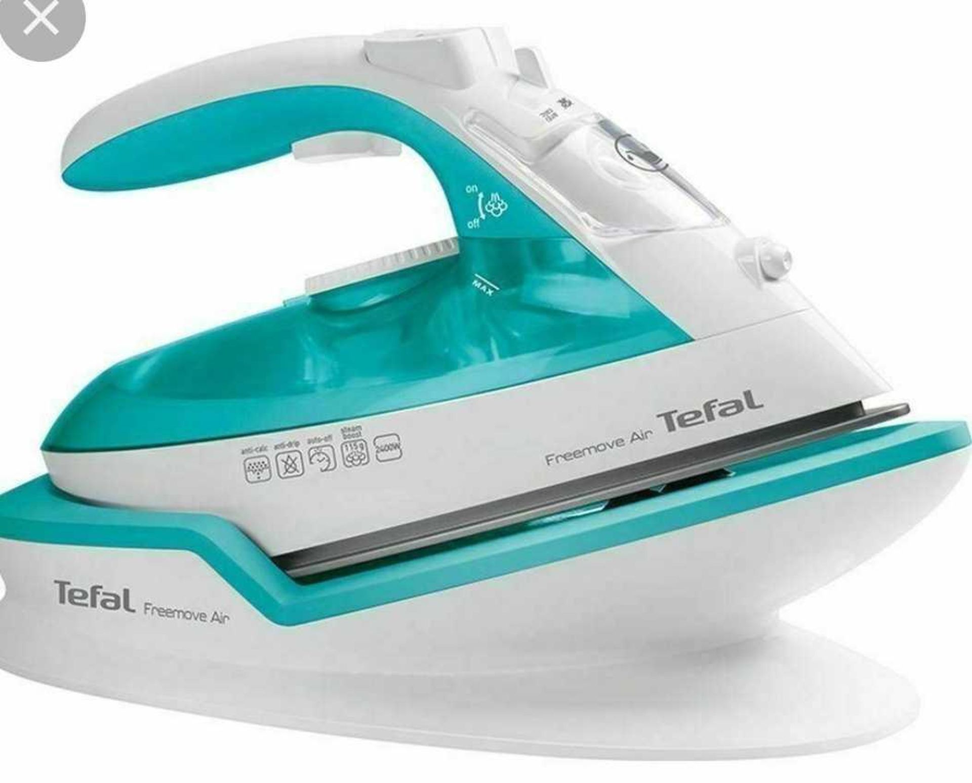 RRP £85 Boxed Tefal Freemove Air Steam Iron