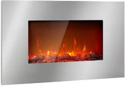 RRP £150 Boxed Lausanne Luxe Klarstein 90Cm Electric Fire