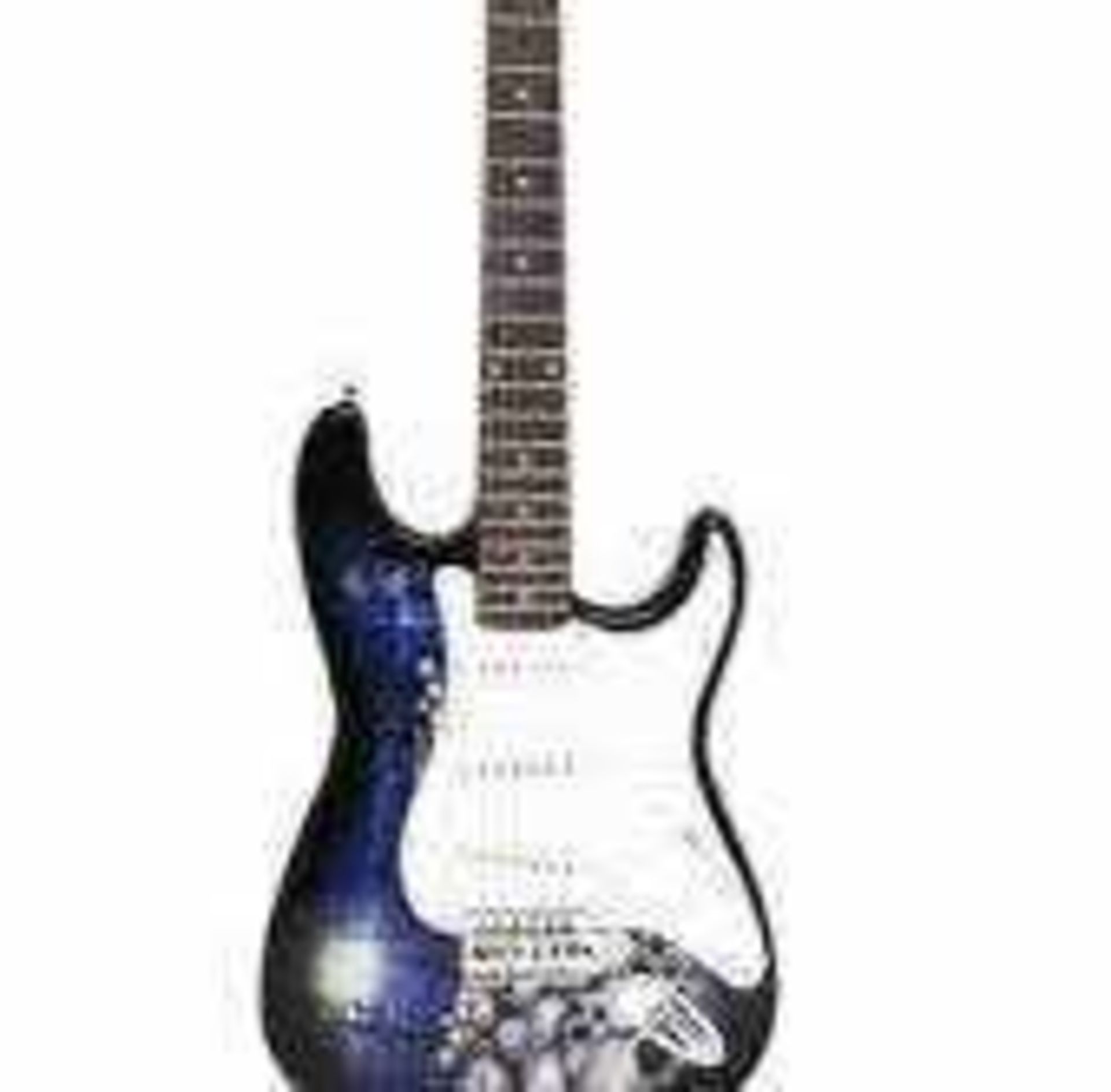 RRP £150 Boxed Jaxville Skull Reaper Style Electric Guitar - Image 2 of 4