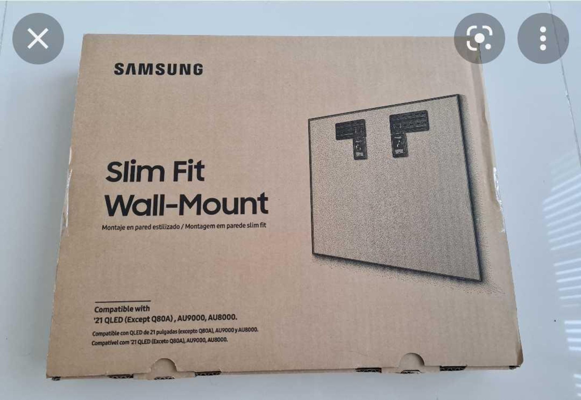 RRP £150 Boxed Samsung Wall Mount Compatible With 21" Qled - Image 2 of 2