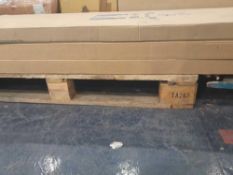RRP £400 Boxed Germania Az4037-176 Sliding Door Shelf, White/Sonoma Oak
