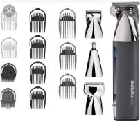 RRP £80 Boxed Babyliss Men Ultimate Precision Super-X Metal Series