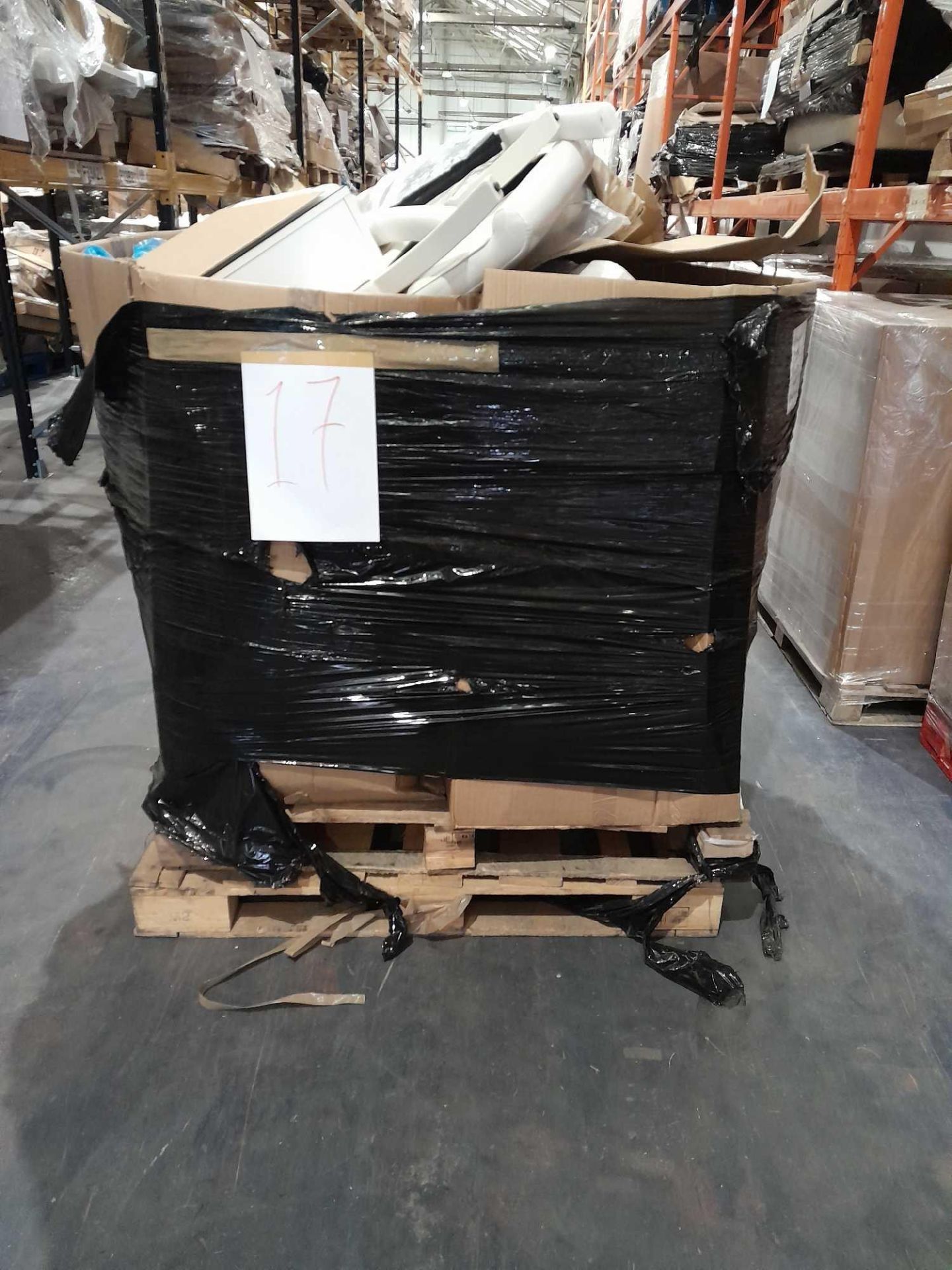 RRP Â£1,700 Pallet To Contain Assorted Items Such As Bathroom Cabinet, Dinning Chairs, And Much More