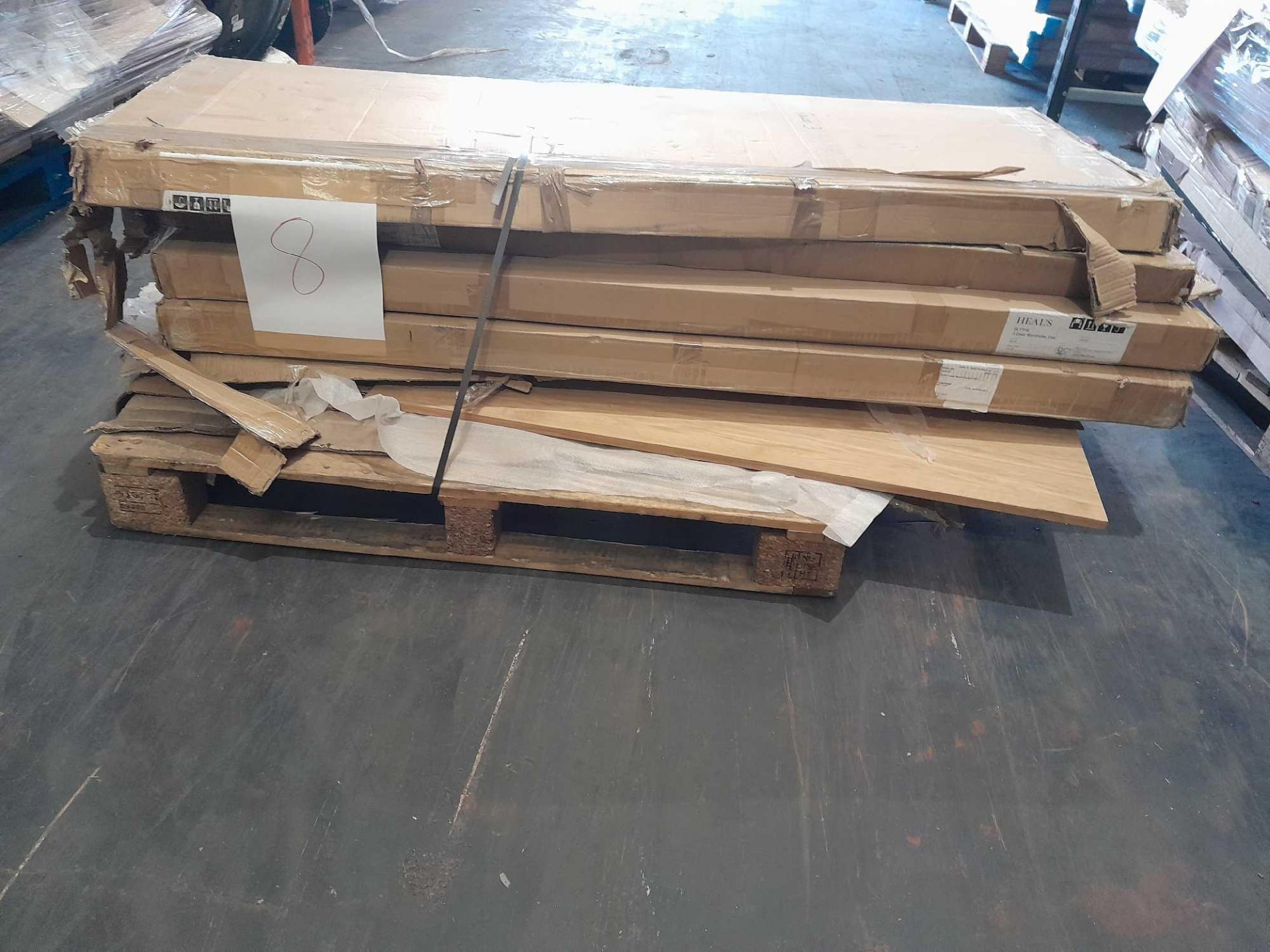 RRP £800 pallet to contain wardrobes. (part lots)(Pictures Are For Illustration Purposes)