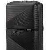 RRP £100 Boxed American Tourister Black Travel Suitcase