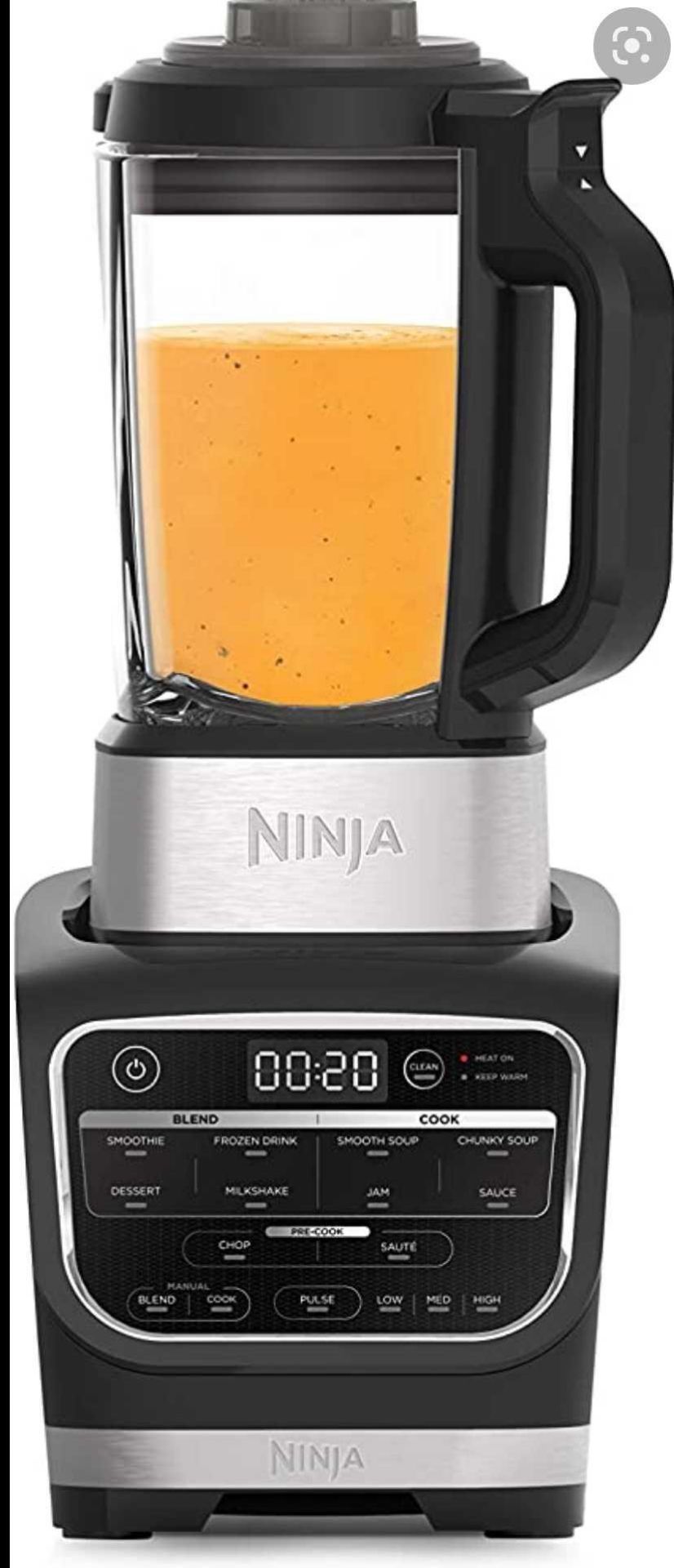 RRP £130 Boxed Ninja Auto Iq Blender And Soup Maker