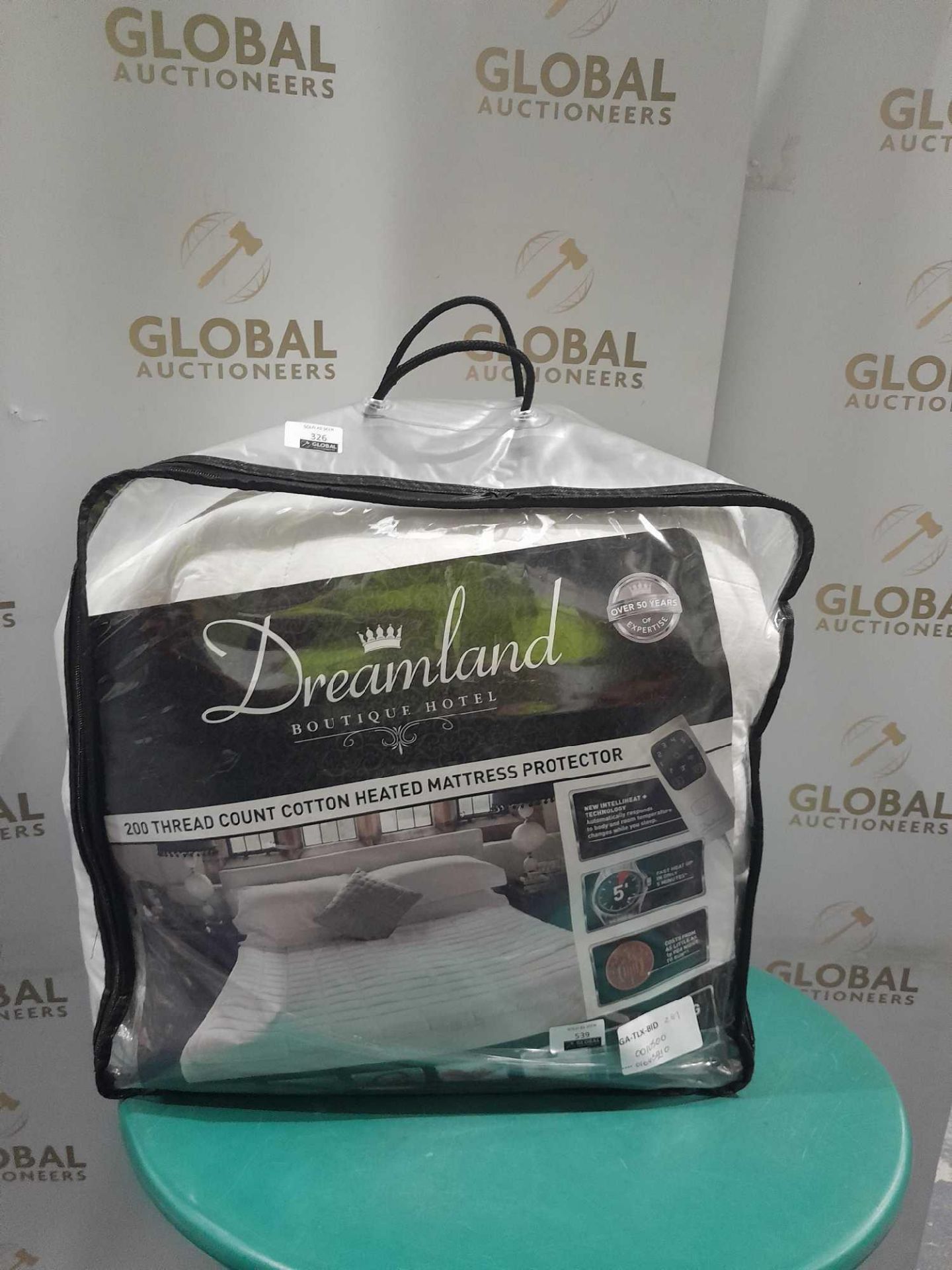 RRP £105 Bagged Dreamland 200 Thread Count Intelliheat Cotton Heated Mattress Protector