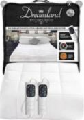 RRP £105 Bagged Dreamland 200 Thread Count Intelliheat Cotton Heated Mattress Protector