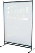 RRP £100 Boxed Nobo Clear Divider Screen