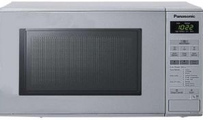 RRP £100 Unboxed Panasonic Nn-E28Jmm Silver Microwave