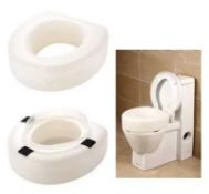 RRP £80 Boxed Raised Water Closets Elongated Toilet Seat