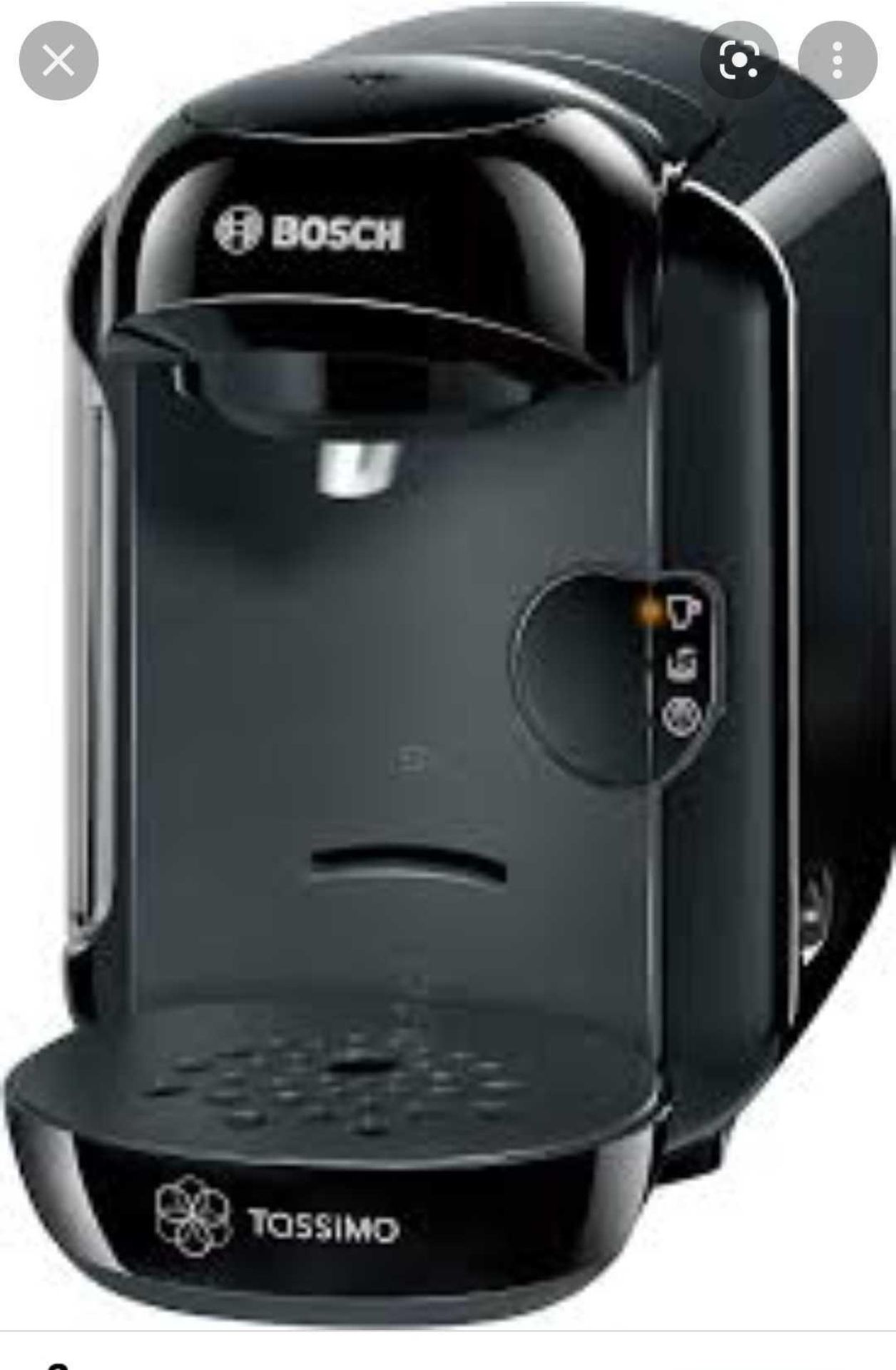 RRP £130 Boxed Bosch Black Coffee Machine