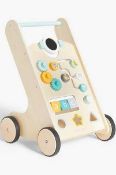 RRP £100 Lot To Contain X2 Items, My First Wooden Activity Cube, My First Wooden Activity Walker