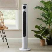 RRP £95 John Lewis White 42 Inch Digital Tower Fan