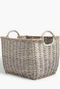 RRP £200 Lot To Contain X10 Items, Woven Basket, Large Bowl, Hanging Rack, Toilet Roll Holder And Mo