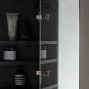 RRP £125 Boxed John Lewis Mirror Side Single Door Bathroom Cabinet