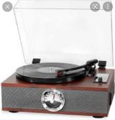 RRP £130 Boxed Victrola 5In1 Usb 3 Speed Turntable (P)
