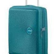 RRP £100 Boxed American Tourister Jade Green Travel Suitcase