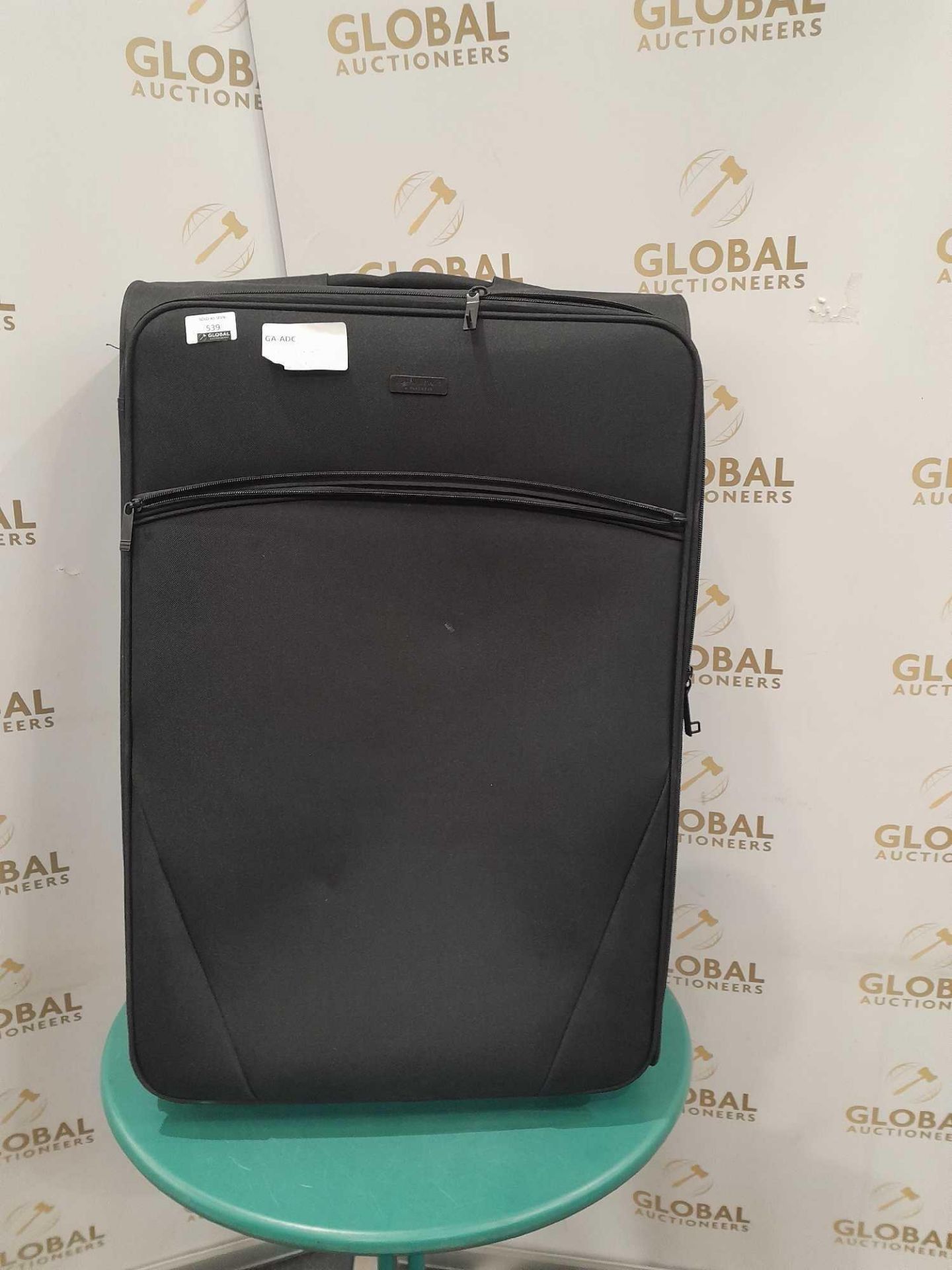 RRP £60 John Lewis Black Travel Suitcase - Image 2 of 2