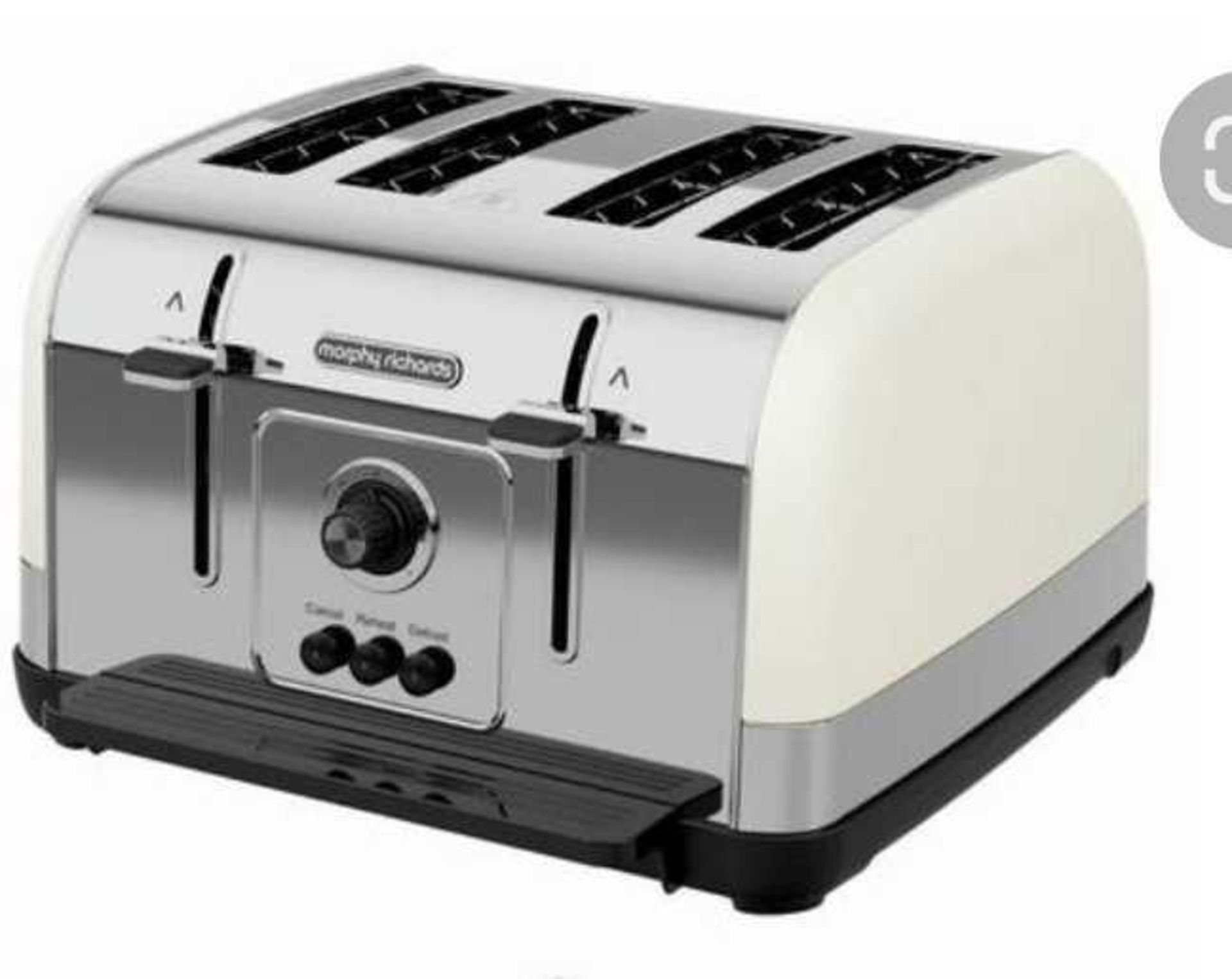 RRP £100 Lot To Contain 2 Assorted Items To Include A Kenwood 2 Slot Toaster And A Morphy Richards 4 - Image 2 of 3
