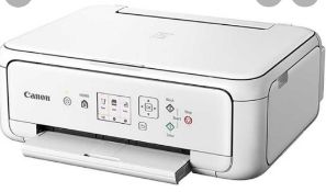 RRP £80 Boxed Canon Pixma Ts5151 White Printer Scanner Copier