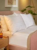 RRP £100 Lot To Contain 3 Assorted Pillows To Include 2 Siberain Goose Pillows And A Soft Touch Wash