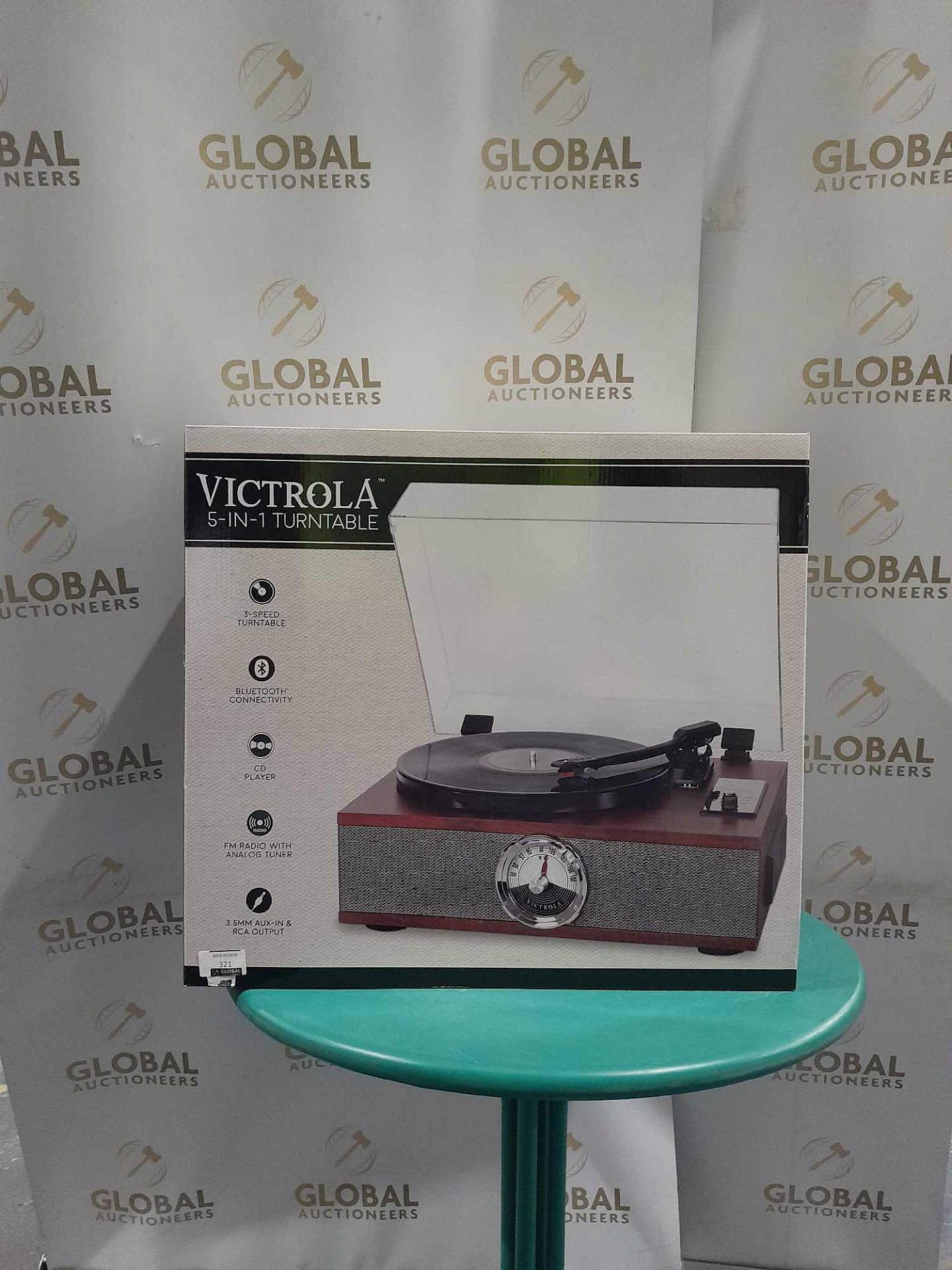RRP £130 Boxed Victrola 5In1 Usb 3 Speed Turntable - Image 2 of 2