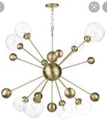 RRP £180 Boxed The Lighting Collection 8 Light Ceiling Light