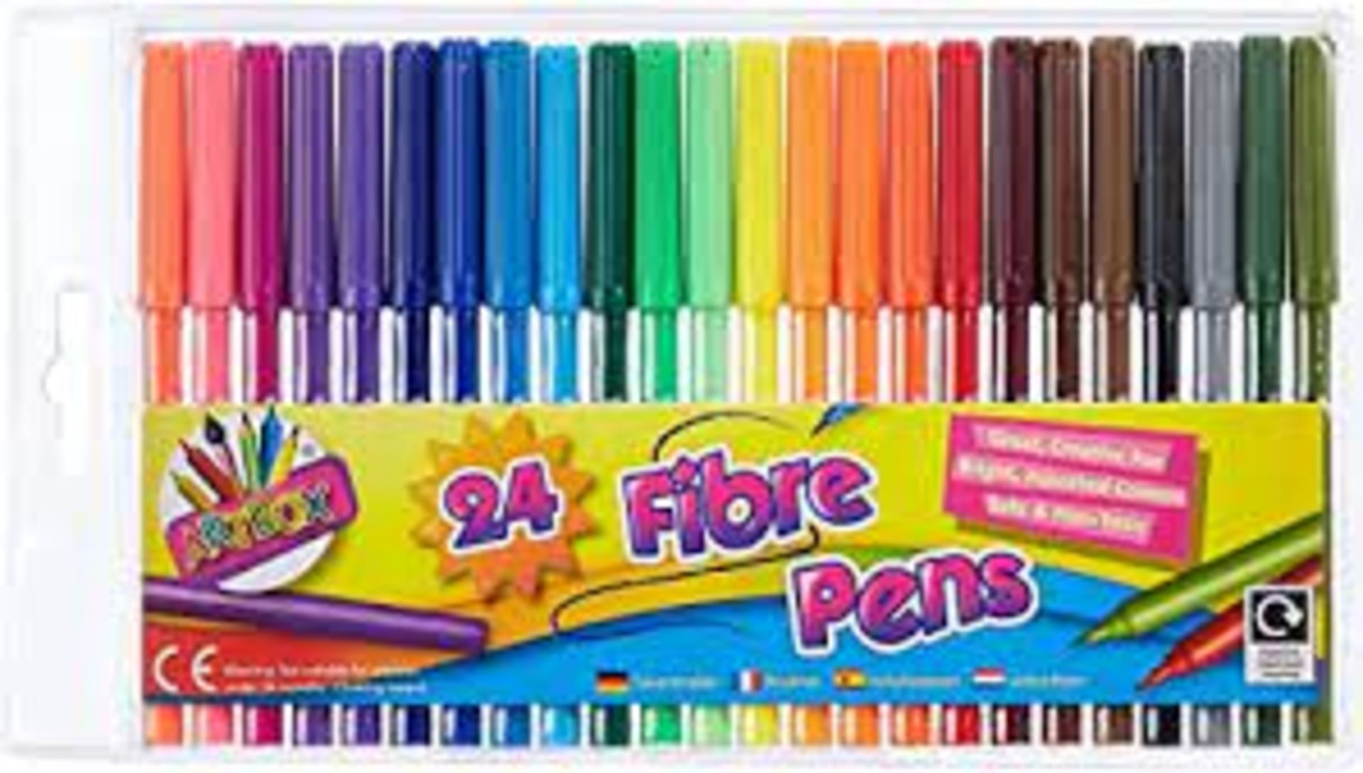 RRP 600 New And Sealed Lot To Contain (70 items), ARTBOX Fine Tip Fibre Colouring Pen (Pack of 24), - Image 3 of 3
