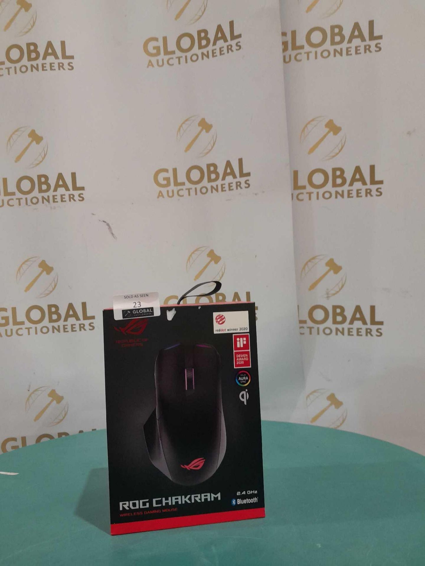RRP £140 Boxed Republic Of Gamers Rog Chakram Wireless Gaming Mouse - Image 2 of 2