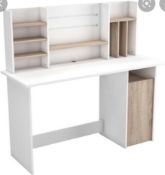 RRP £220 BOXED DEMEYERE 1 DOOR DESK PLUS TOP SHELVES