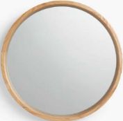 RRP £195 Boxed John Lewis Scandi Mirror Round