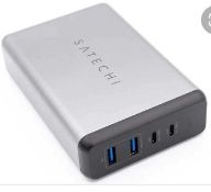 RRP £130 Boxed Satechi 108W Pro Usb-C Pd Charging Plug